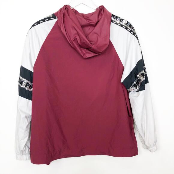 Victoria's Secret PINK Campus Anorak Sequin Jacket XS - Picture 7 of 9